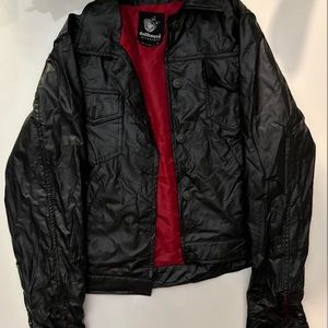 Faux Leather Biker Jacket